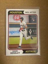 2023 Topps Heritage #308 David Hensley RC Houston Astros Rookie