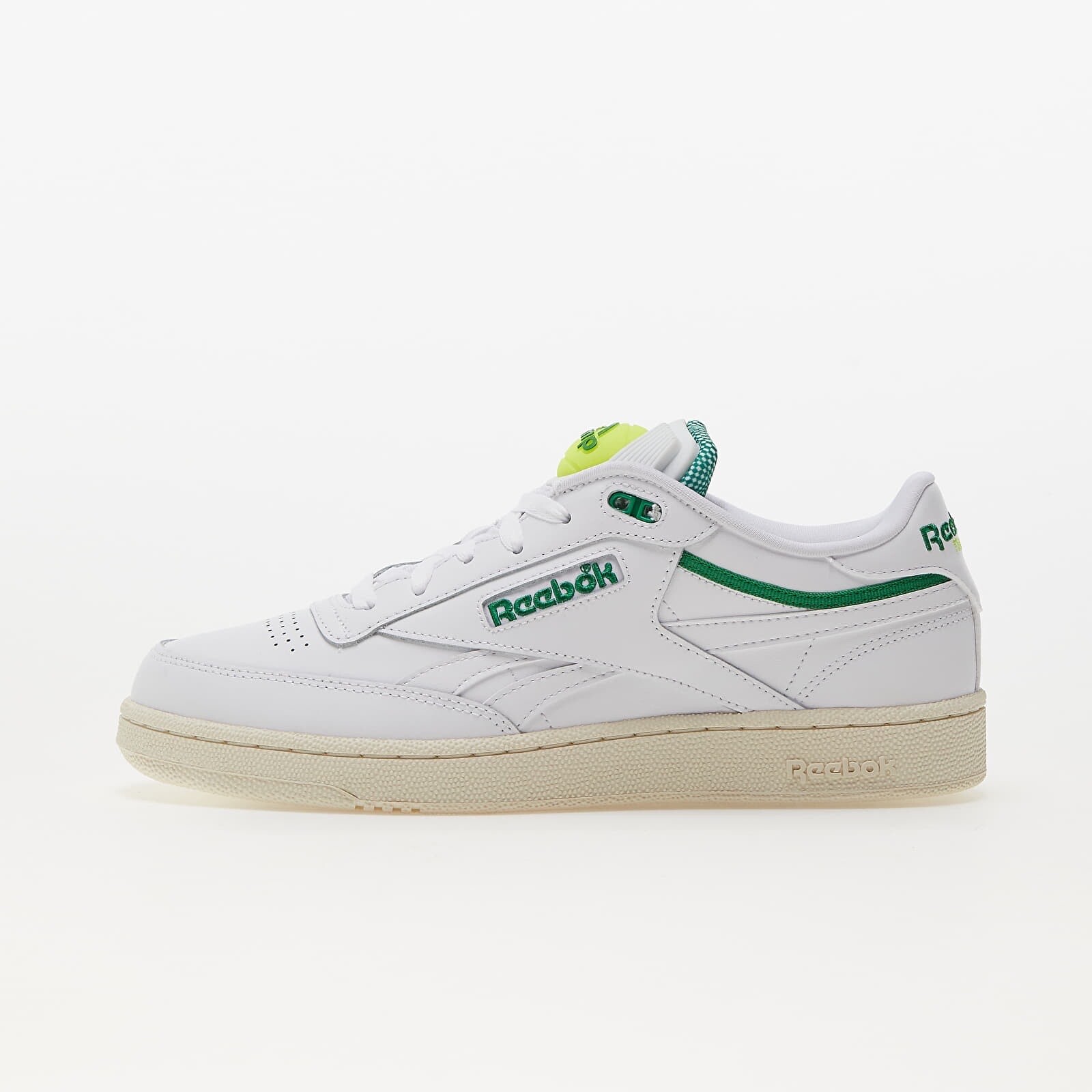 Men Reebok Club C 85 The Pump Tennis Shoes Sneakers Size 11 White Green GW4794
