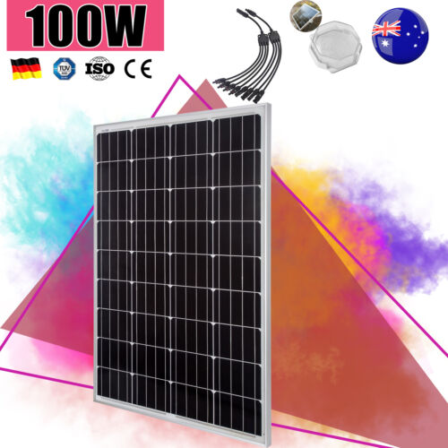 20W 30W 40W 60W 100W 200W Solar Panel Kit Trickle Charger 12V Battery Controller - Picture 18 of 24