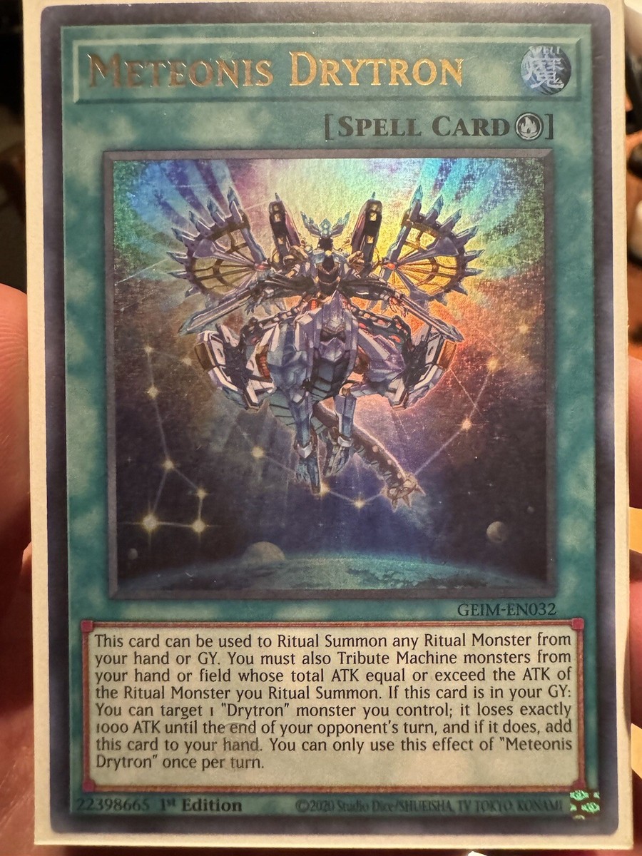Meteonis Drytron GEIM-EN032 (1st Edition) - Yu-Gi-Oh Near Mint NM | eBay