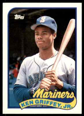 1989 TOPPS TRADED RAW UNGRADED KEN GRIFFEY JR. ROOKIE SEATTLE
