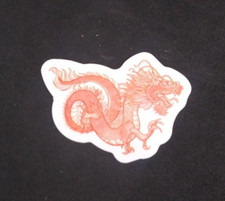 Magical Fantasy Dragon Sticker 1.25" x 1.75" I 