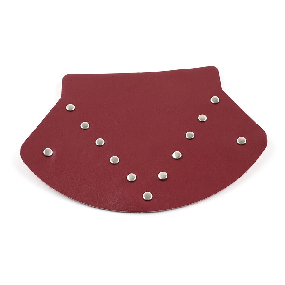 Rear Fender Mud Flap Mudguard Cover PU Leather Red For Harley Sportster