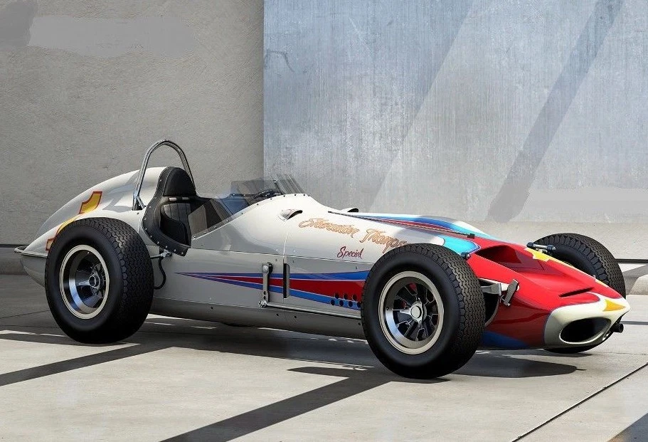 Racing Race Car Formula 1 18Grand Prix24Vintage Indy 12Custom Built Metal Model  - Image 3 of 4