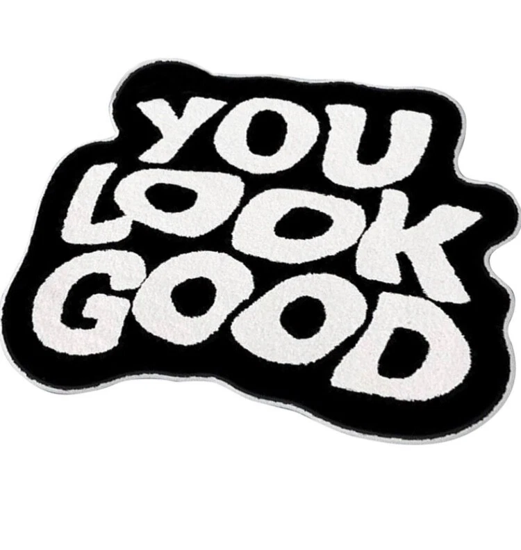 You Look Good Badematte | rutschfeste niedliche Badezimmer Matte - Bild 3 von 4