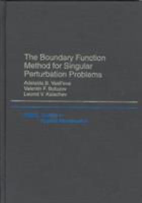 Boundary Function Method for Singular Perturbation Problems Adela  9780898713336
