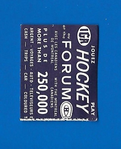 1967-68 IGA MONTREAL CANADIENS 67-68 NHL HOCKEY CARD 1-23 SEE LIST - Picture 64 of 118