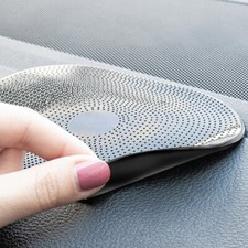 1x Almohadilla adhesiva negra para tablero de instrumentos de coche antideslizante alfombrilla de agarre para tablero accesorios de cojín