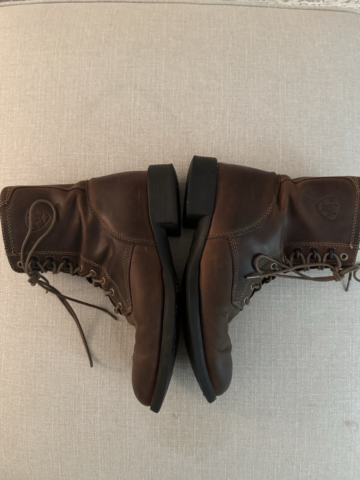 Ariat Heritage Lacer Boots for Men Size 7D Brown ATS Work Boots Style 10001988