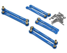 Samix FCX24 Aluminum Link Kit (Blue) (8) [SAMFCX24-6026-BL]