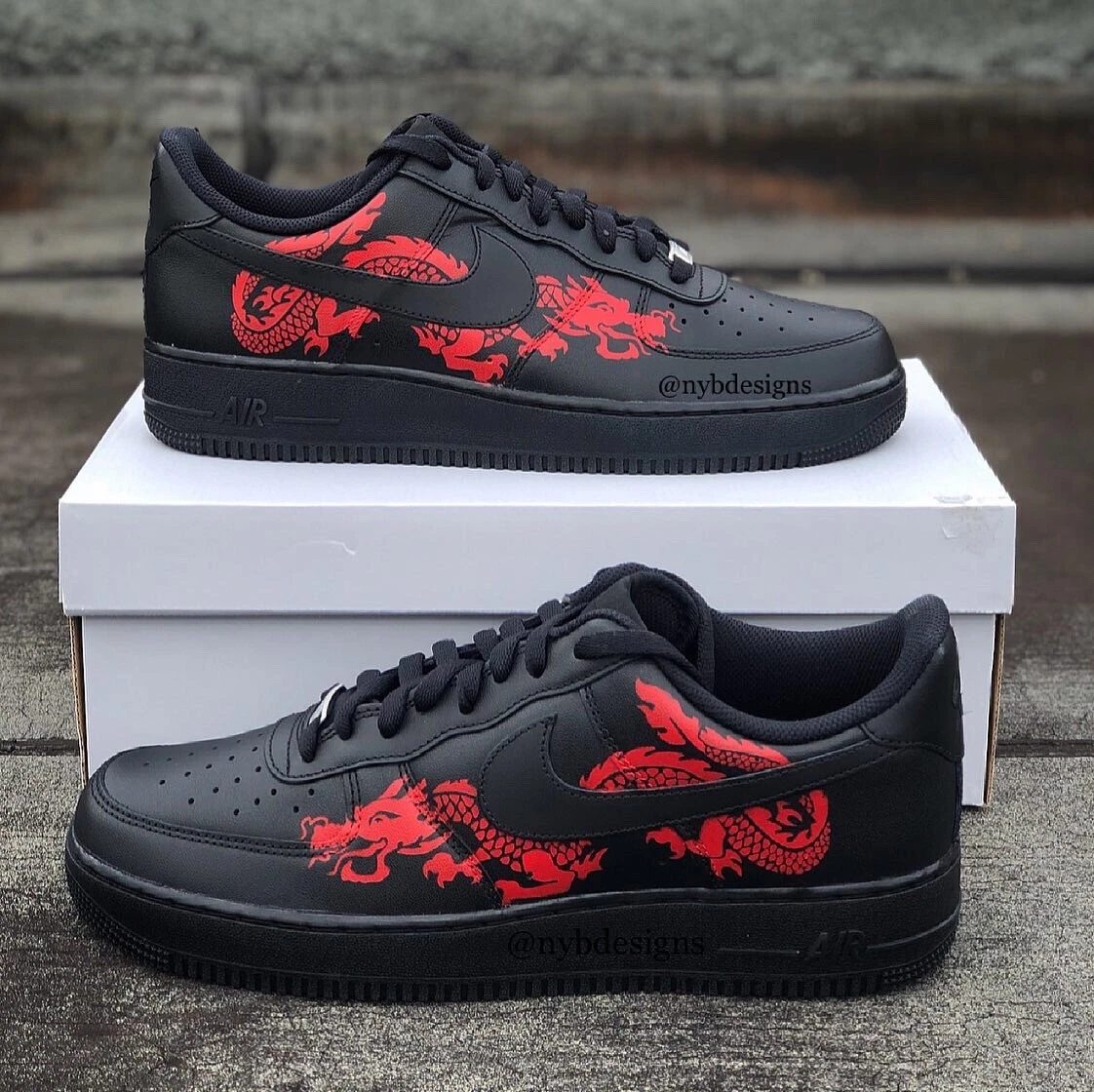 Nike air force 1 clearance czarne