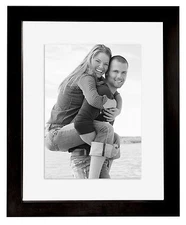 MCS 16x20 Wood Floating Picture Frame Black (Same Shipping Any Qty)