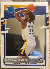 2020-21 Panini Donruss Optic James Wiseman RC #152 Golden State Warriors
