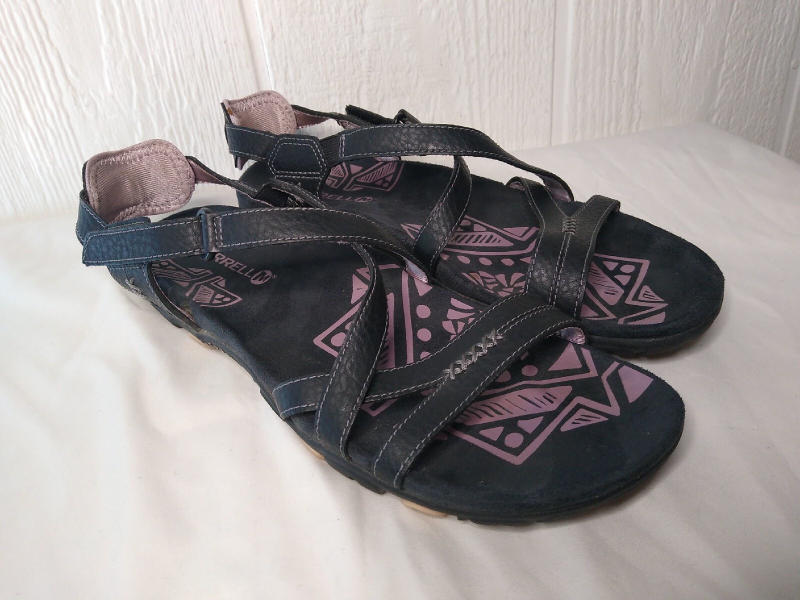 Merrell Keepsake sandali da passeggio donna 9 cinturini nero lilla scarpe J289635C