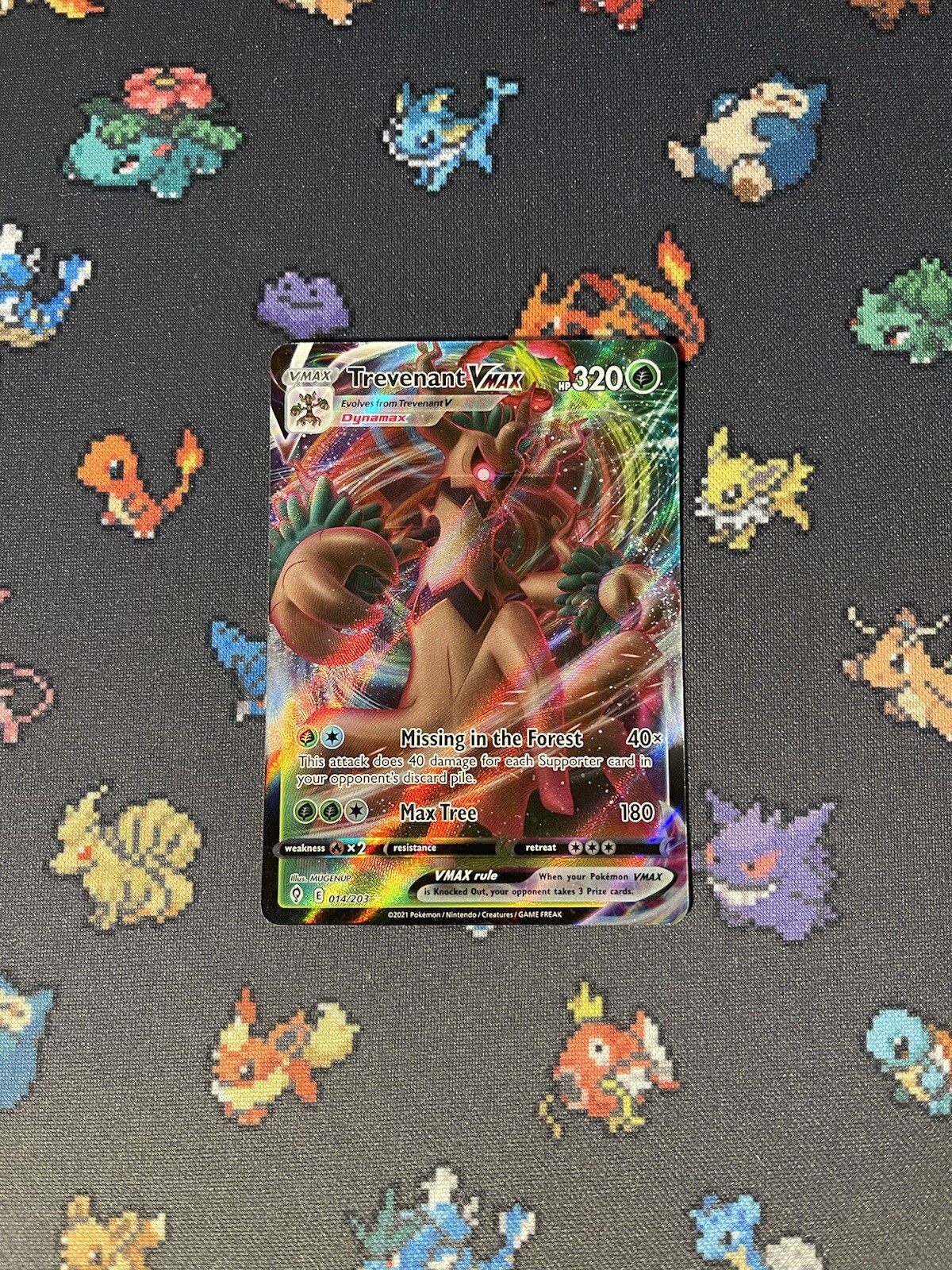 Pokémon Cards Trevenant VMAX 014/203 Ultra Rare Evolving Skies - (NM)