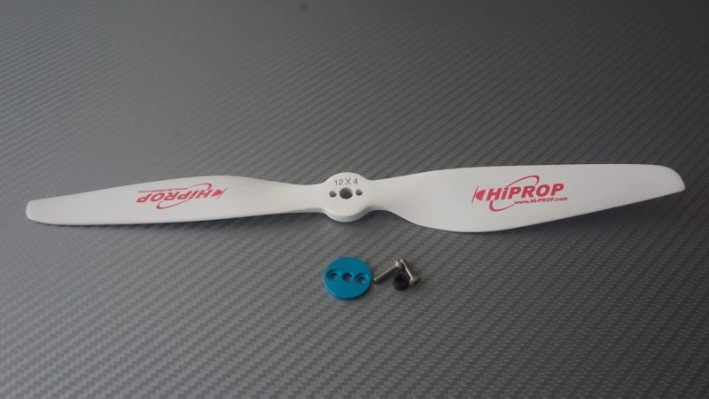 1 Paar 12x4 HiPROP Holz Propeller Luftschrauben (1x CW / 1x CCW) für RC-Drohne - Bild 2 von 3