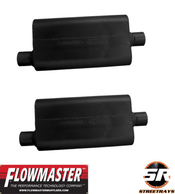 Flowmaster 942551 50 Series Delta Flow Muffler 2.5" Offset in / Center ...