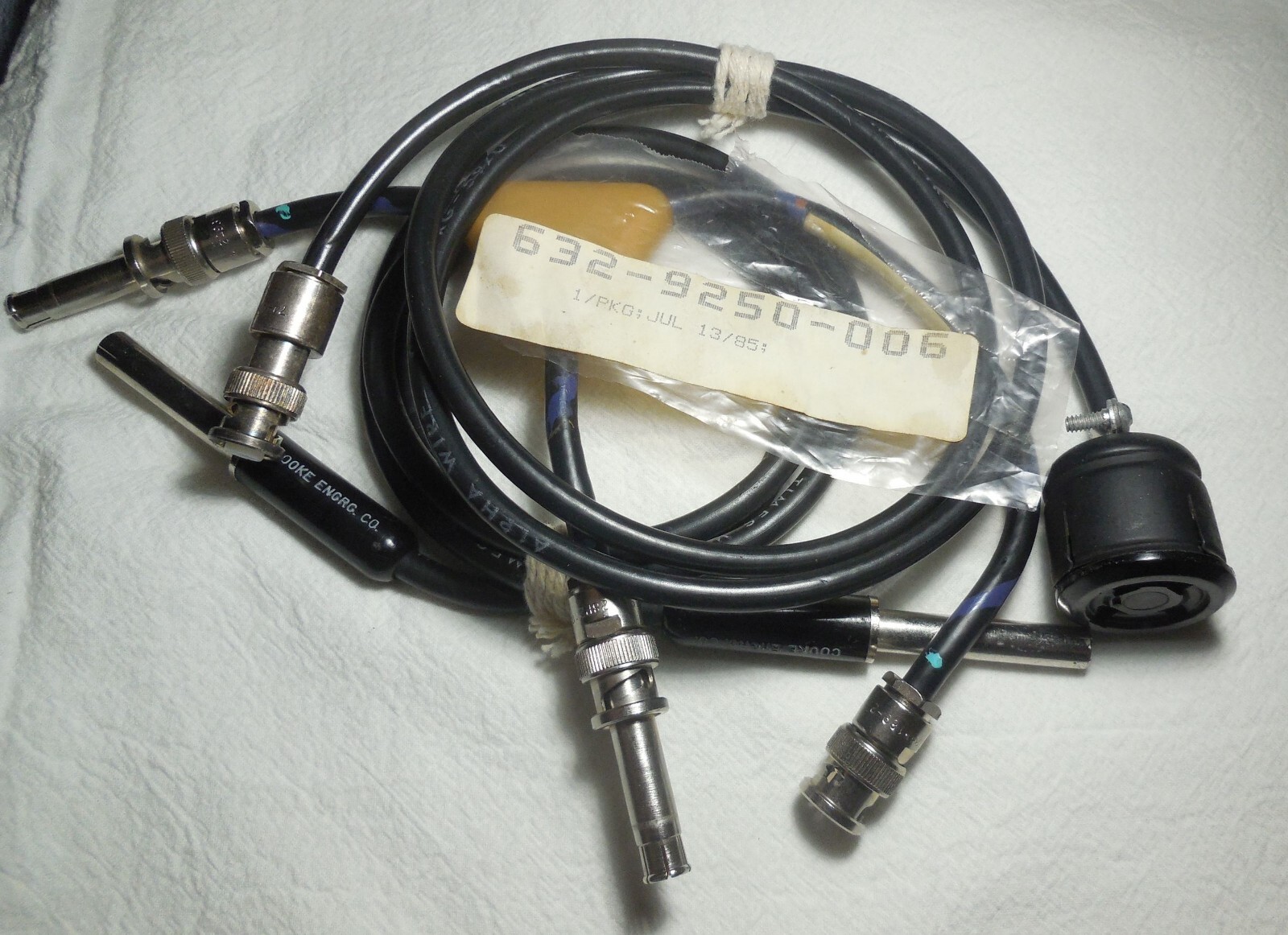 Rockwell Collins Splitting Pad Cable Set 632-9250-006 NOS 5995-01-099-2742