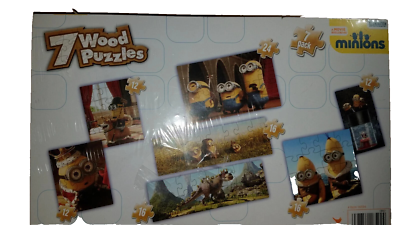 Cardinal Universal Minions 7 Wood Puzzles Set - #16594M NEW SEALED