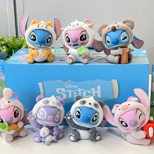 Miniso Disney Stitch Party Tiere Serie bestätigt Blindbox Figur Spielzeug Neu
