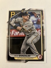 Nick Gonzalez 2024 Bowman Rookie Card #62 Pittsburgh Pirates RC