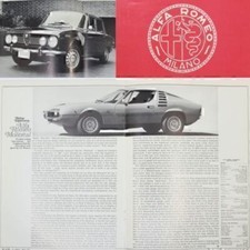 Vintage Alfa Romeo Montreal Berlina Mille Miglia Sports Cars Graphic 1971 Ad Vintage Alfa Romeo Montreal Berlina Mille Miglia Sports Cars Graphic 1971 Ad