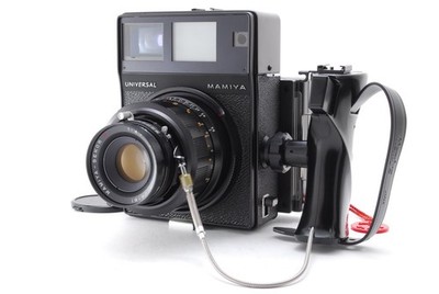 [ NEAR MINT ] Mamiya Universal Press P 127mm f/4.7 6x9 Polaroid Black From JAPAN