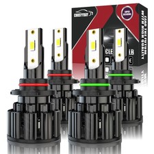 For Chevy Camaro 1998-2001 2002 4x Combo 6000k Led Headlight Hilo Beam Bulbs