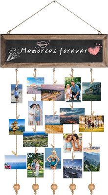 Memory Bilderrahmen Collage Fotorahmen Holzbilderrahmen Mit 30 Kleinen Holzklamm