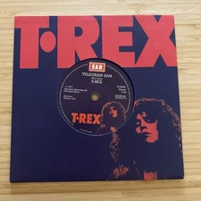 T-REX - Telegram Sam / Baby (Alt versions) BLUE VINYL 7" 45 Limited 500 Trex