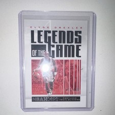 Panini NBA Hoops Legends of the Game Clyde Drexler #32 /699 Trail Blazers