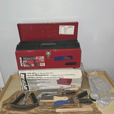 Erico Cadweld T315A Welding Tool Kit Set w/ Tool Box Exothermic Weld Rasp Disc