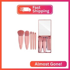 Easy-taken Travel Makeup Brush Set, COSHINE 5pcs Mini Complete Function Cosmetic