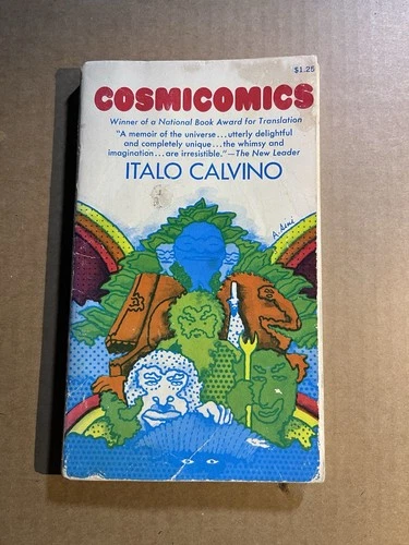COSMICOMICS by Italo Calvino vintage 1970 Collier FIRST PRINTING paperback SCIFI - product listing photo