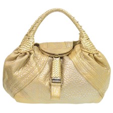 Fendi Spy Bag Leather Gold Handbag 1239 FENDI