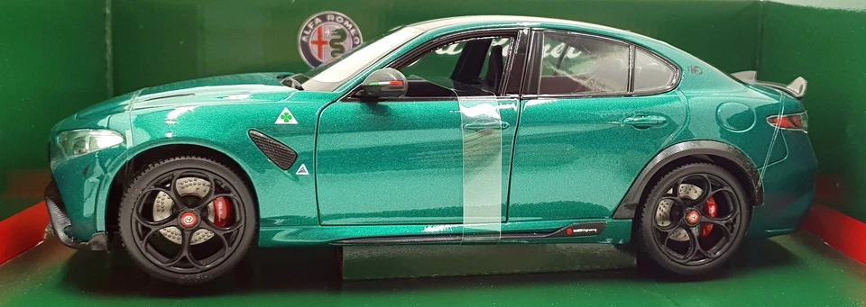 Burago Escala 1/18 Diecast 18-11049 - Alfa Romeo Giulia GTA - Verde Foto 3 de 4