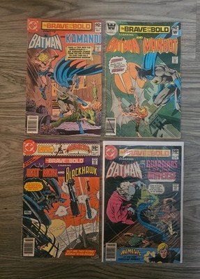 The Brave and the Bold #157 165 167 173 Bronze Age DC Comics Lot 1979 VG-FN