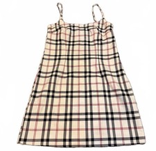 Forever 21 Plaid Mini Dress Spaghetti Strap A Line 90s Y2K Clueless Vibe