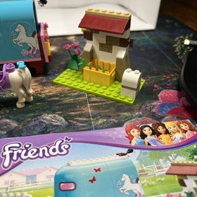 Used Lego Friends 3186 Emma&rsquo;s Horse Trailer 99% Complete With Manuel No Box
