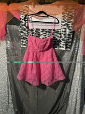 Pink Sleeveless Angel Biba Size L Dress