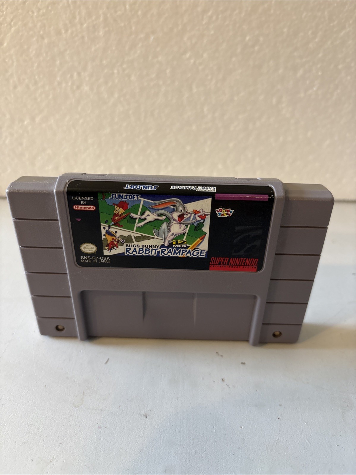 Bugs Bunny Rabbit Rampage (Super Nintendo SNES, 1994) TESTED WORKING!!
