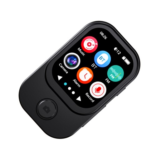 0GB Black MP3 Music Player With Camera 2.01in Touchscreen Metal Frame Porta BST - Picture 7 of 19