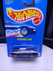 Vintage Hot Wheels 1991 #226 Ferrari 348 Black Body 5spk Wheels NIC!