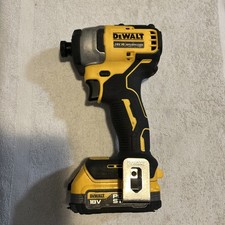 Dewalt DCF809N 18v XR Brushless Compact Impact Driver-body+ power stack battery 