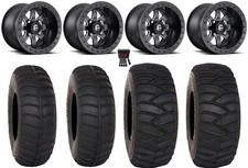 Fuel Maverick Beadlock 15 Wheels Milled 35 Ss365 Tires Commander Maverick