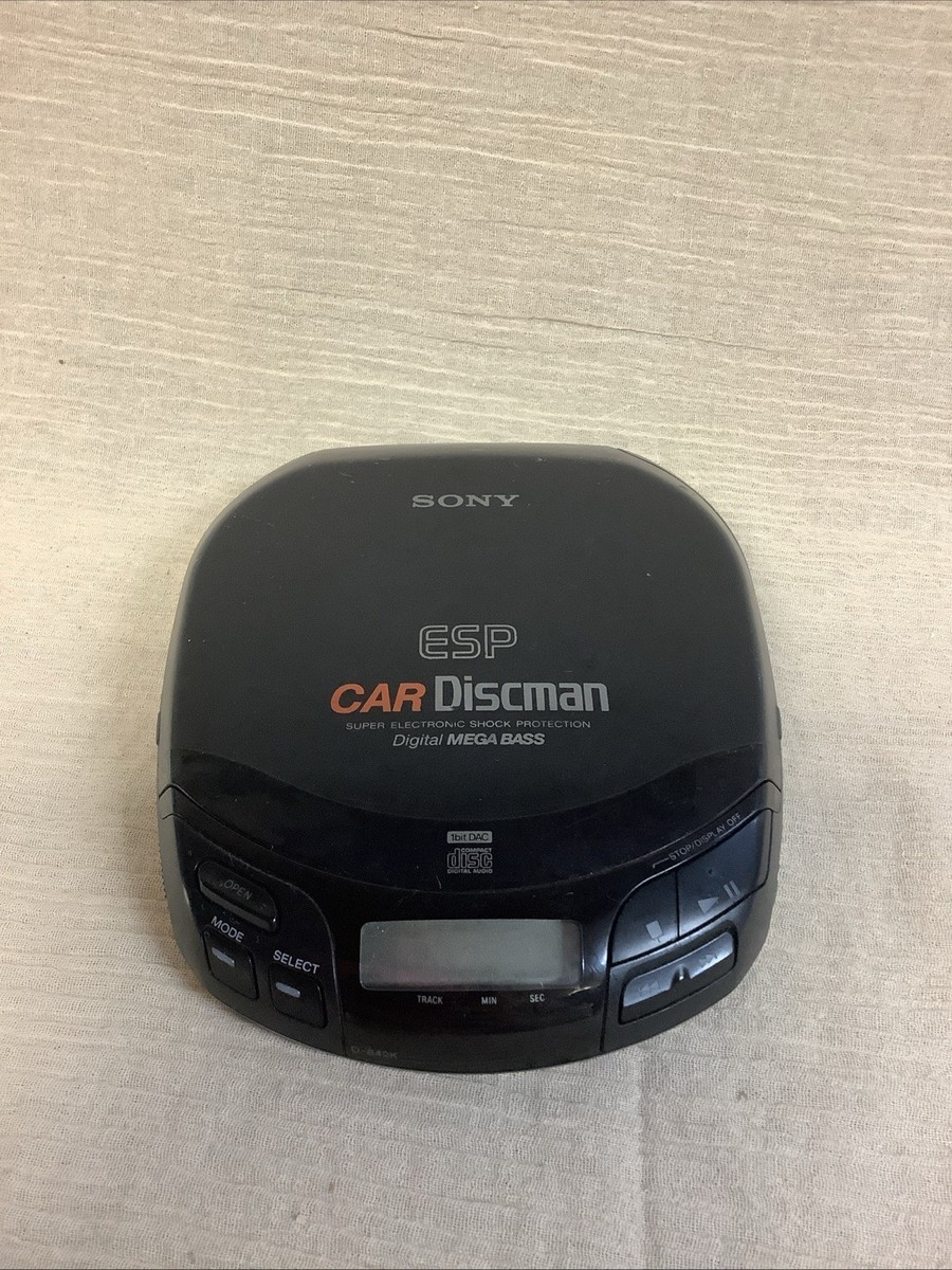 SONY D-842K ESP CAR Discman Portable CD Player Mega Bass NOT