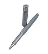 Rotring 600 Newton Rollerball Pen Hexagonal Silver  In  Box  New  *