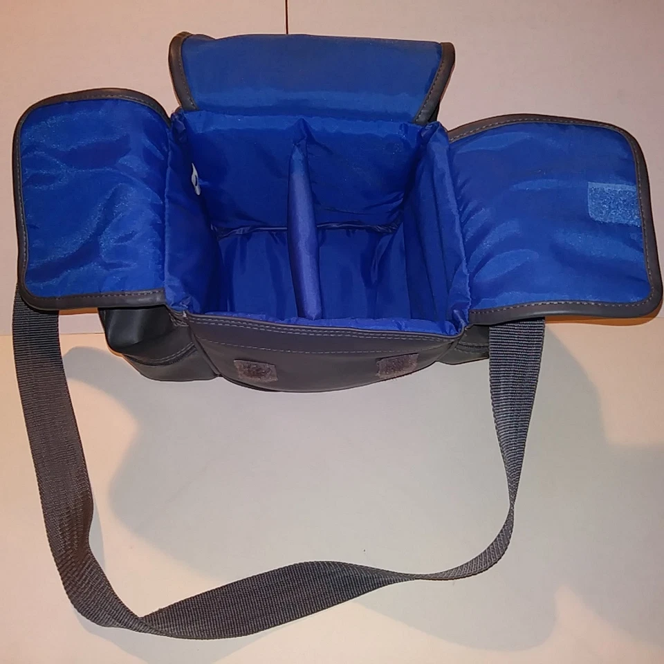 Камера наплечная сумка, чехол w/боковые отсеки аксессуаров, на молнии, винтажный новый - Изображение 2 из 4