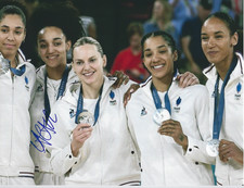 LEILA LACAN Signed 8.5 x 11 Photo WNBA Basketball CONNECTICUT SUN France