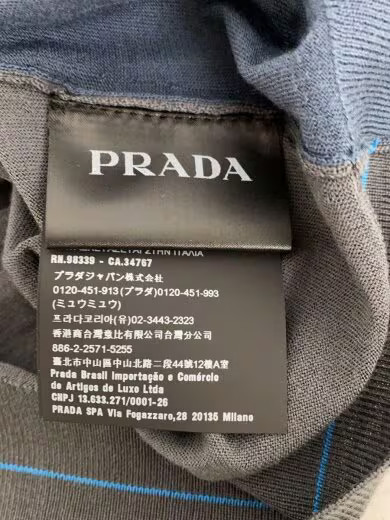 PRADA/Lightweight Cardigan/Size 46/Wool/Black/UMC143 thumbnail 4